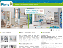 Tablet Screenshot of pinio.com.pl